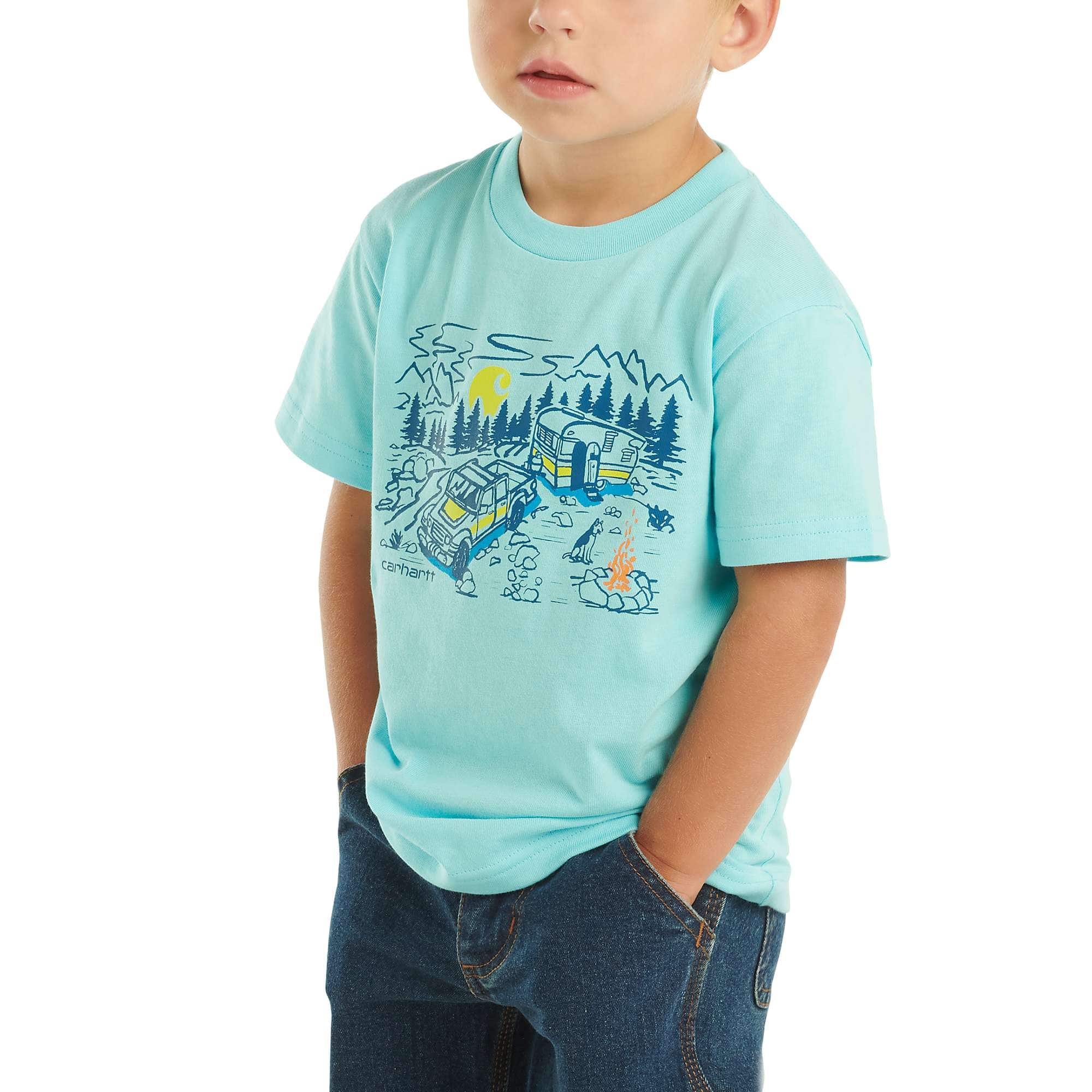 Boys' Short-Sleeve Camping T-Shirt (Toddler/Child)