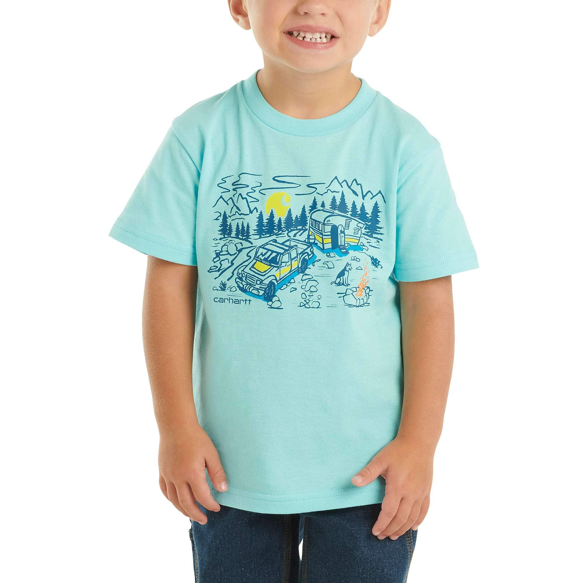 Boys' Short-Sleeve Camping T-Shirt (Toddler/Child)