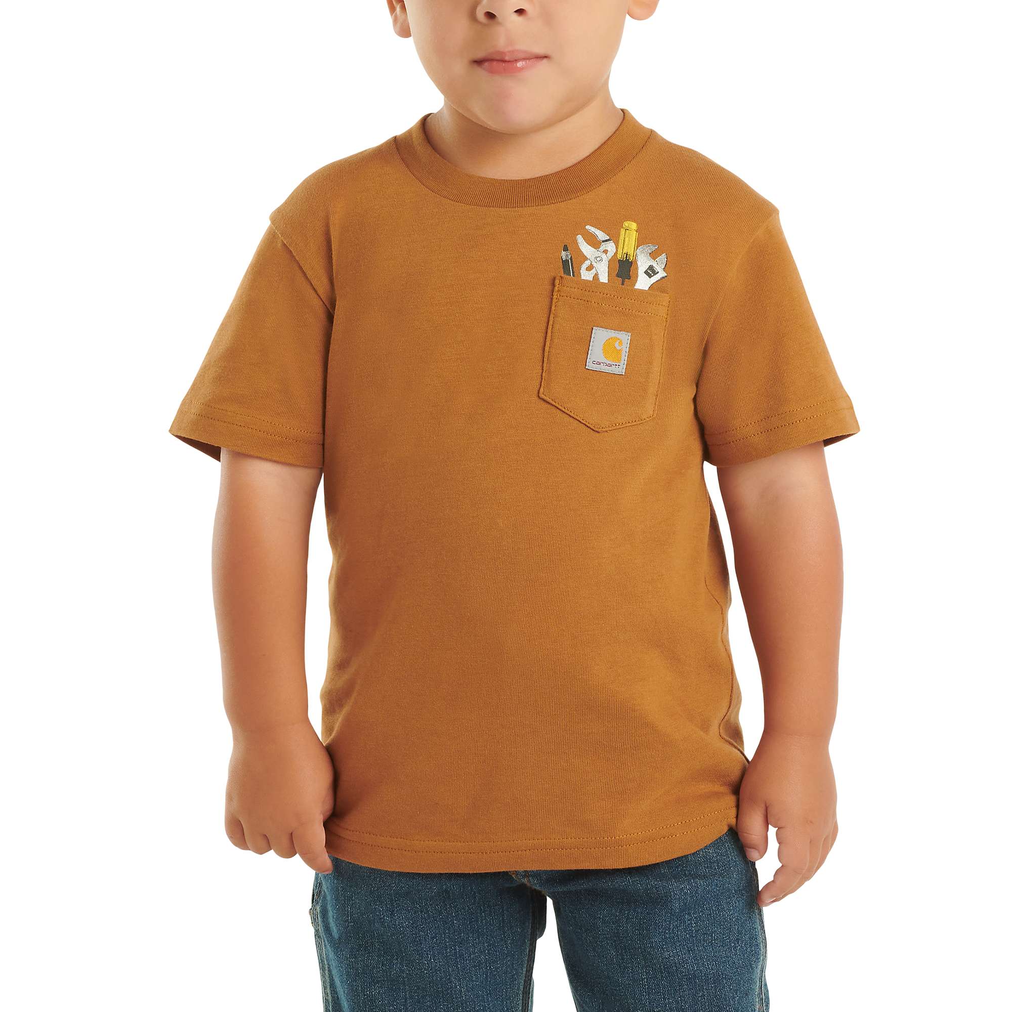 Carhartt Boys' Short-Sleeve Tool Pocket T-Shirt (Infant/Toddler/Child)