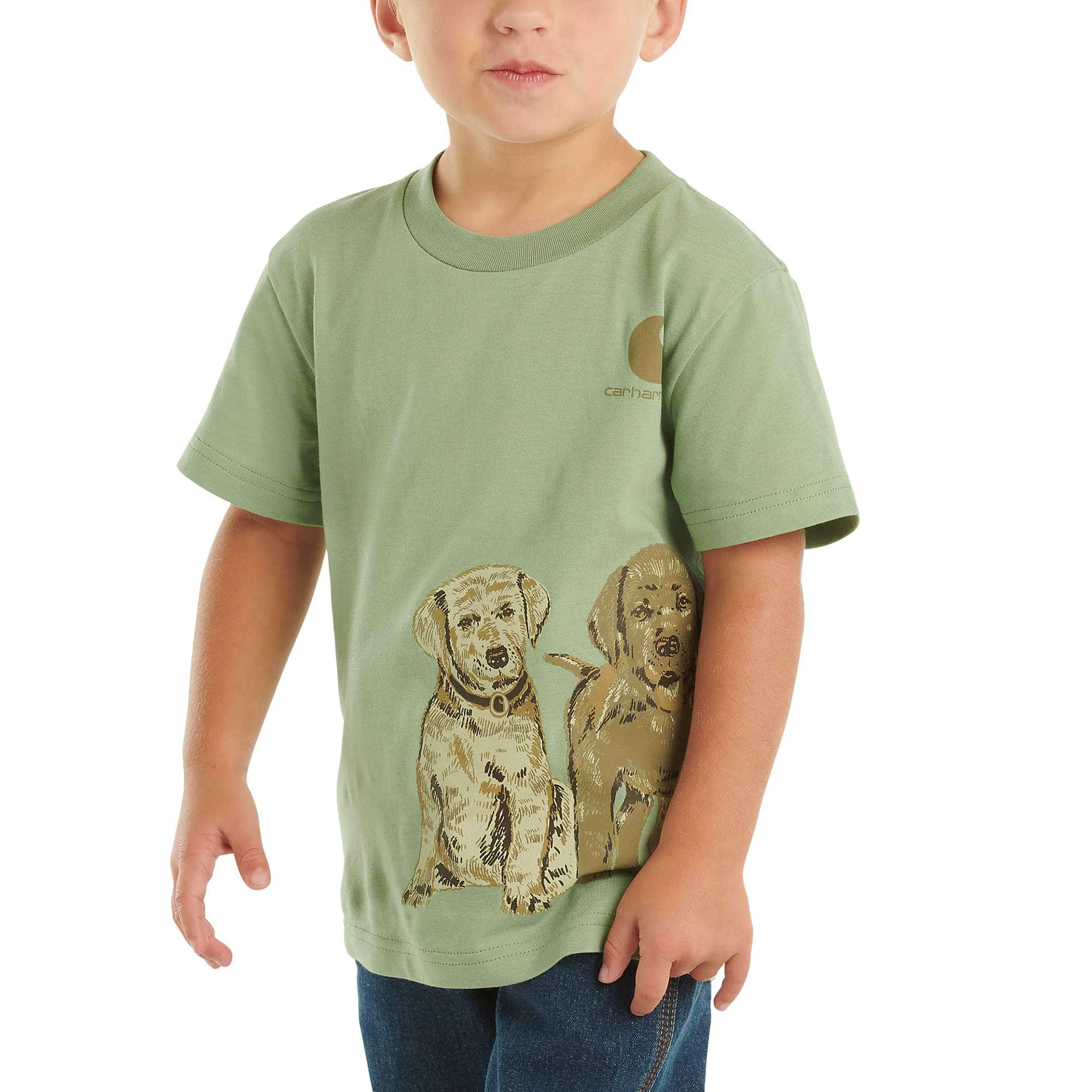Boys' Short-Sleeve Puppy Wrap T-Shirt (Toddler/Child)