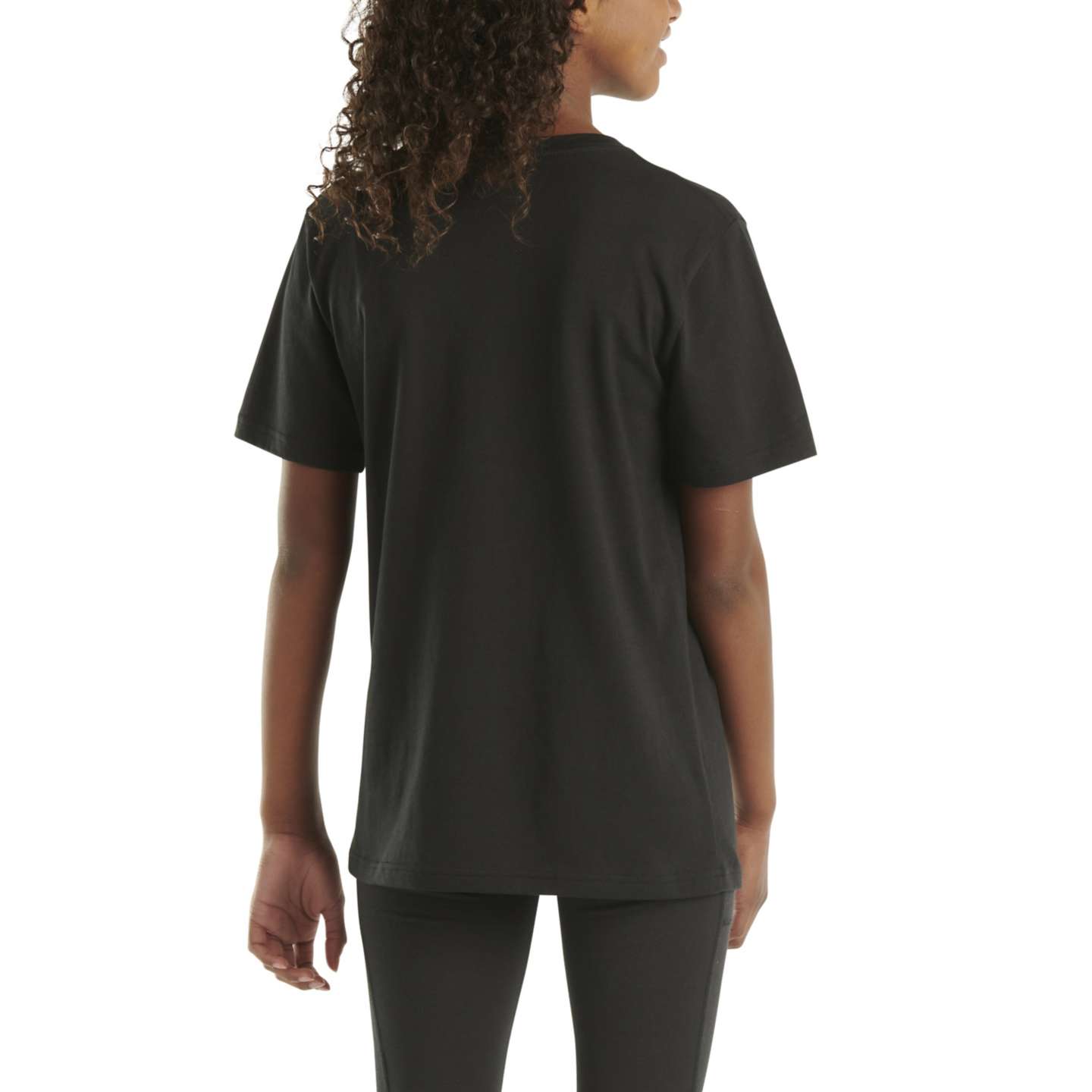 Детская футболка Carhartt Short Sleeve Pocket T-Shirt (Toddler/Child/Youth), цвет: Чёрный — фото 5