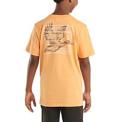 Carhartt Child boy,youth boy Ginger Spice Boys' Short-Sleeve Duck Stamp T-Shirt (Child/Youth)