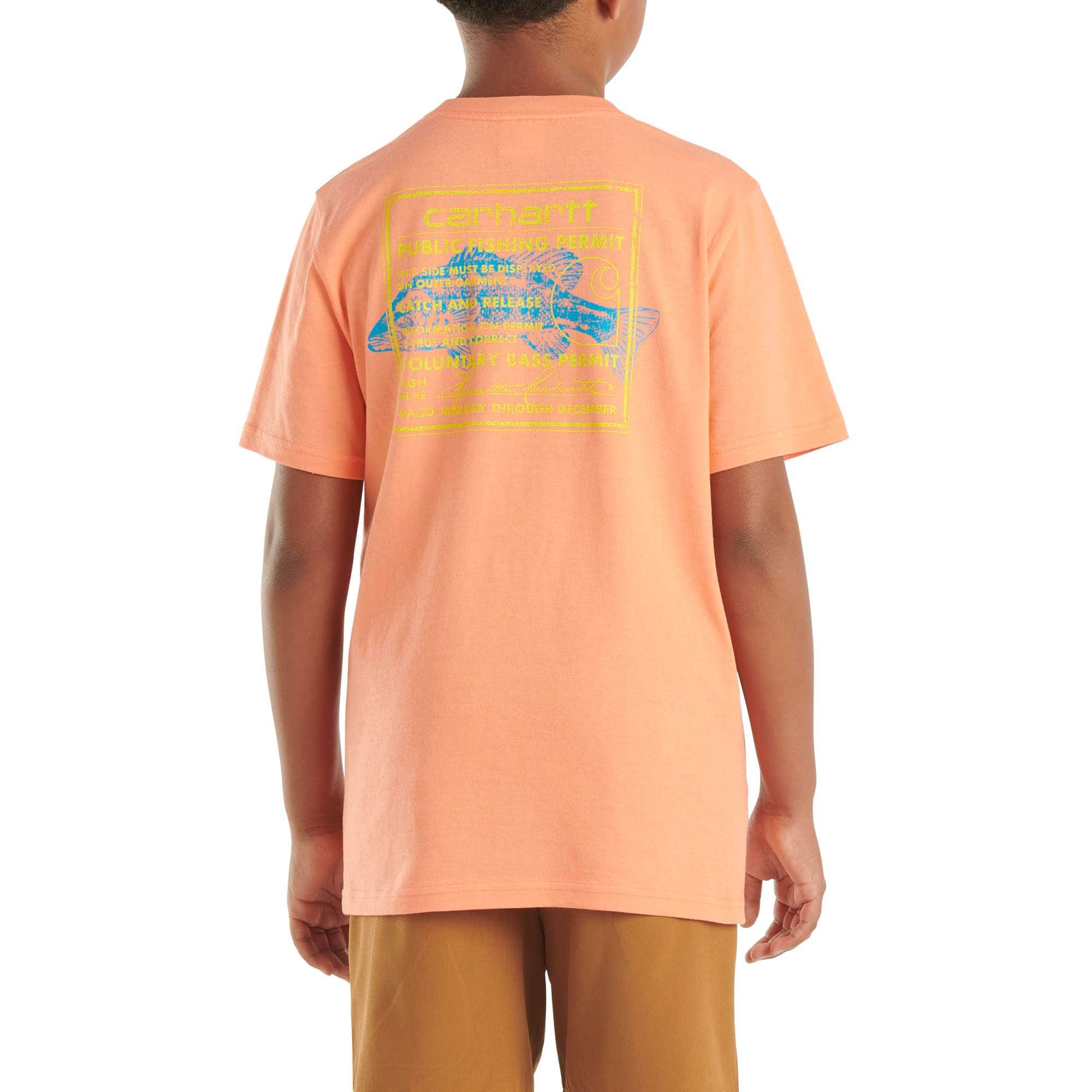 Boys' Short-Sleeve Fishing T-Shirt (Child/Youth)