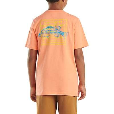 Carhartt Child boy,youth boy Fresh Salmon Boys' Short-Sleeve Fishing T-Shirt (Child/Youth)