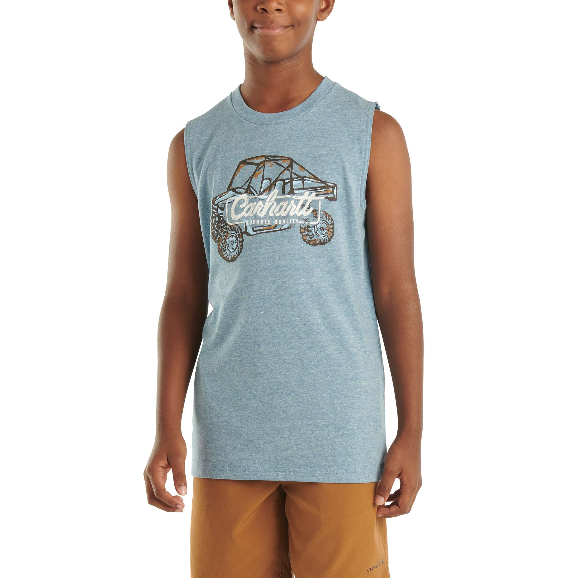 Carhartt Boys' Sleeveless Carhartt Vehicle T-Shirt (Toddler/Child/Youth)