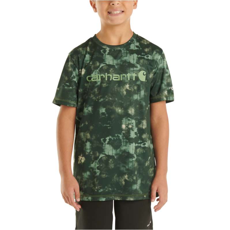 Carhartt  Mountain View Heather Boys' Carhartt Force® Sun Defender Short-Sleeve T-Shirt (Toddler/Child/Youth)