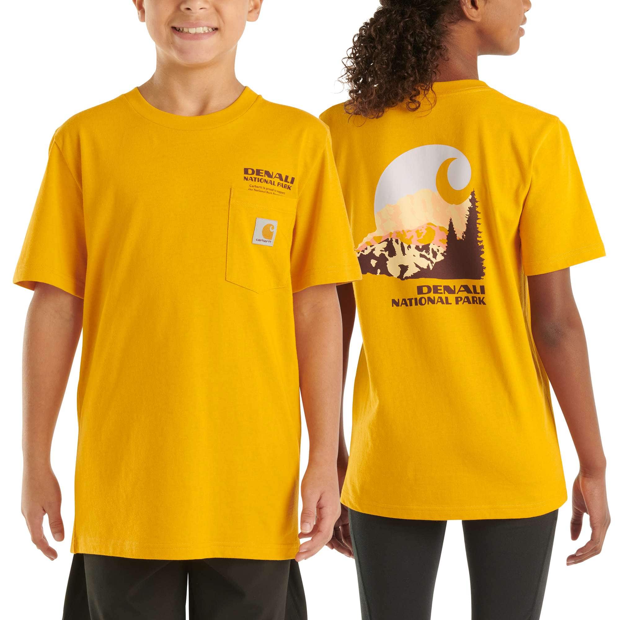  Carhartt Boys' Toddler Short-Sleeve Trail Runner T-Shirt,  Bright Cobalt, 2T: Clothing, Shoes & Jewelry