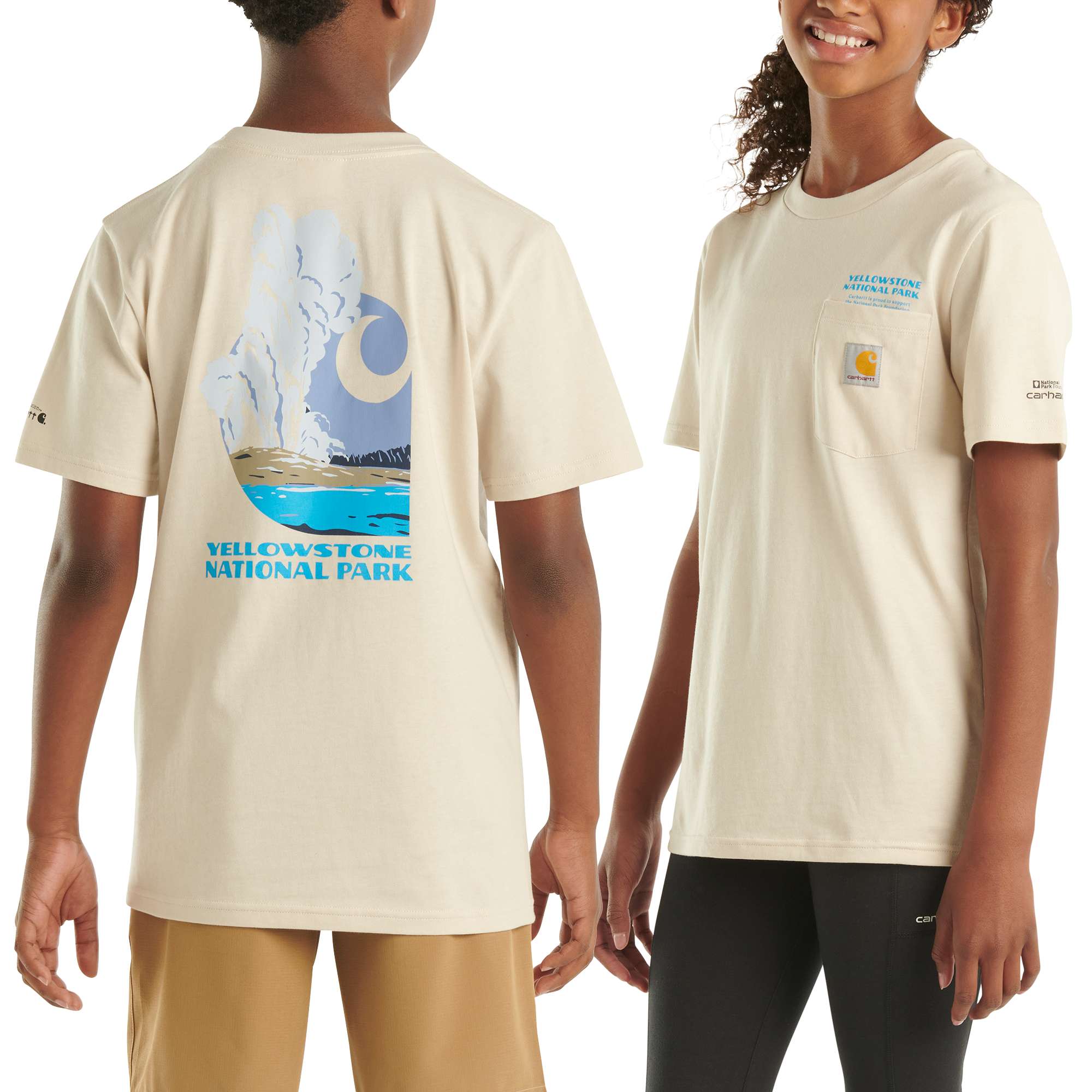 Carhartt Kids' Short-Sleeve Yellowstone National Park T-Shirt (Toddler/Child/Youth)