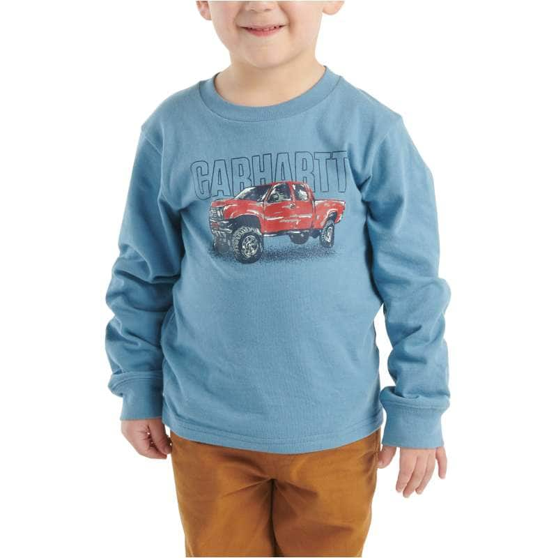 Carhartt  Thundercloud Boys' Long-Sleeve Truck T-Shirt (Infant/Toddler/Child)