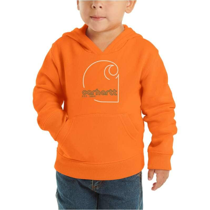 Carhartt  Tanager Red Boys' Long Sleeve Graphic Sweatshirt (Toddler/Child/Youth)