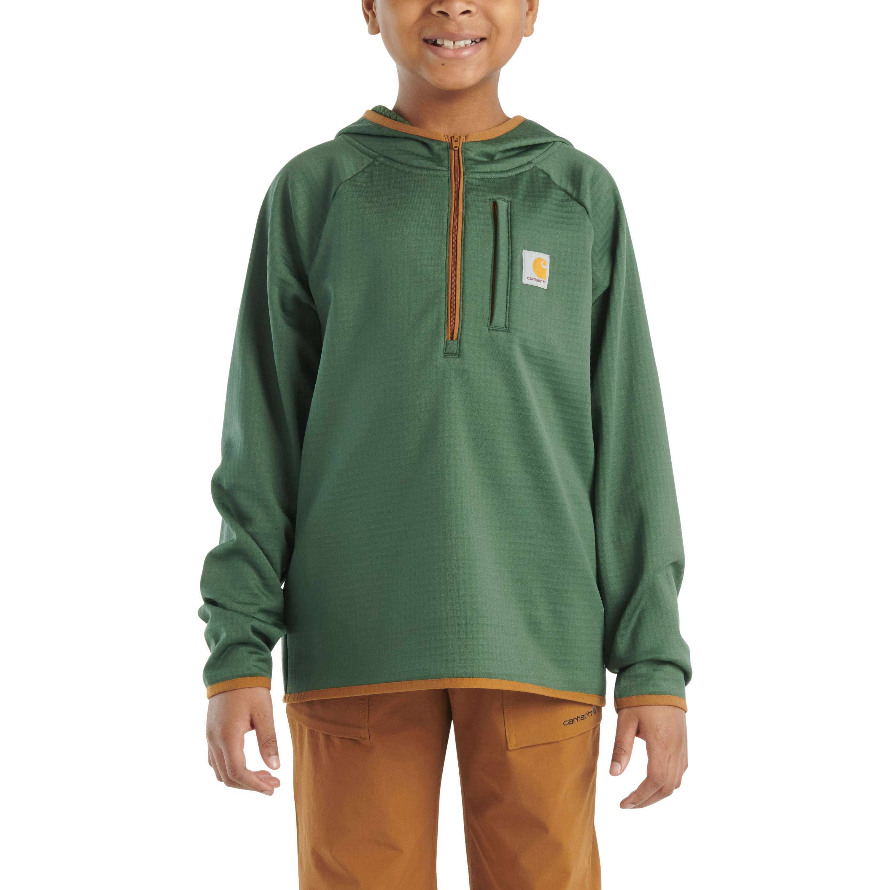 Carhartt Boys' Long-Sleeve Quarter Zip Sweatshirt (Child/Youth)