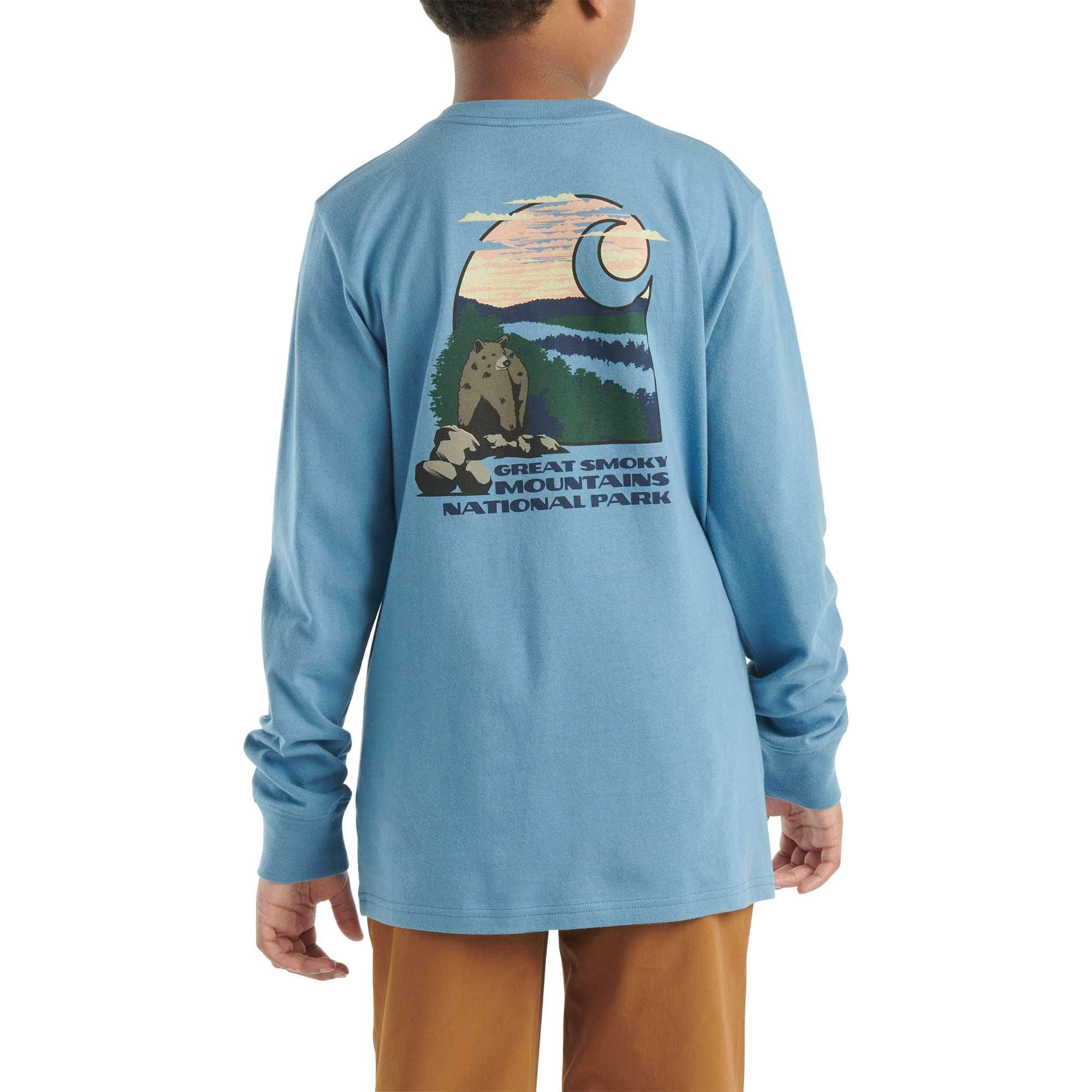 Carhartt Kids' Long-Sleeve Smoky Mountains Graphic T-Shirt (Toddler/Child/Youth)