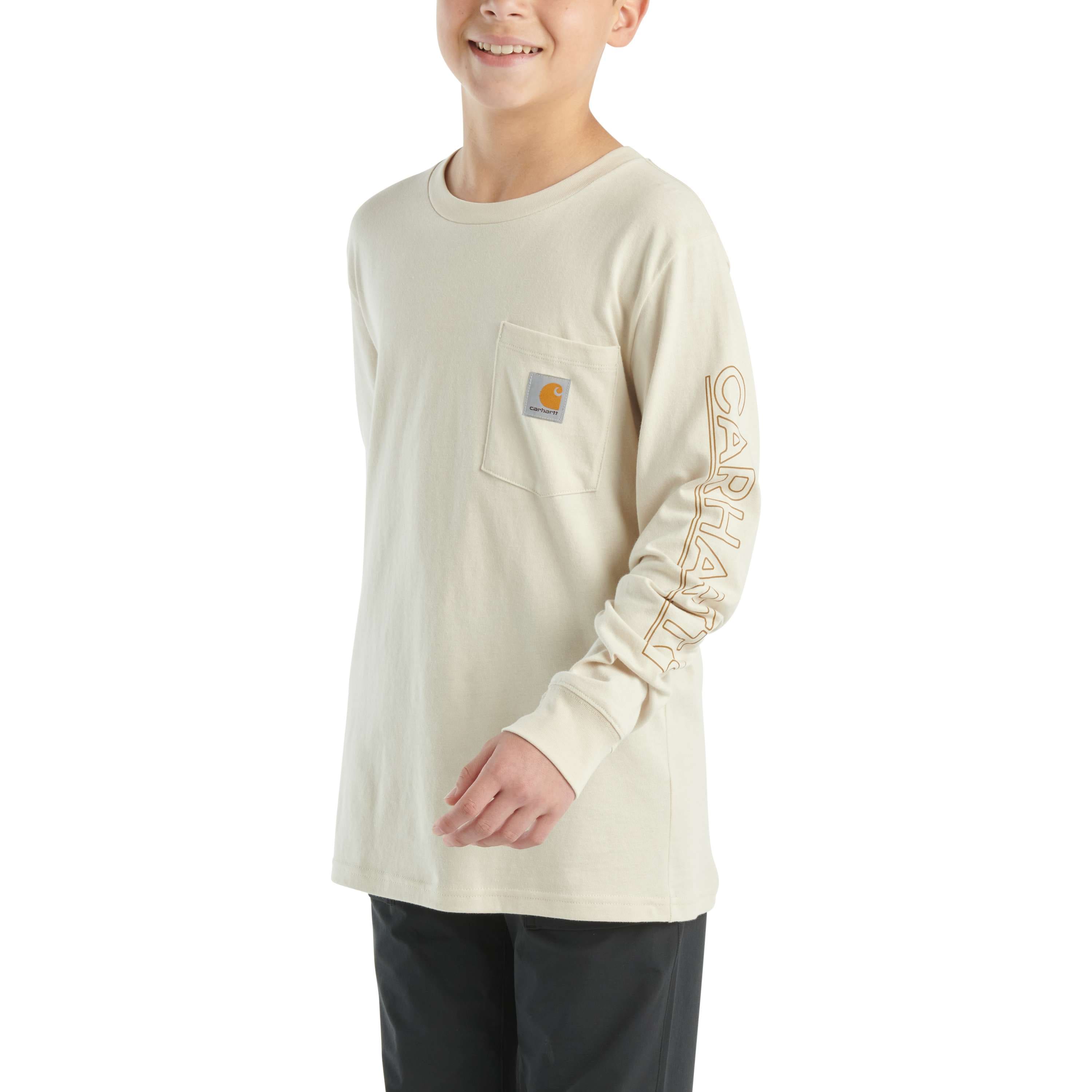 Carhartt Boys' Long-Sleeve Pocket T-Shirt (Toddler/Child/Youth)