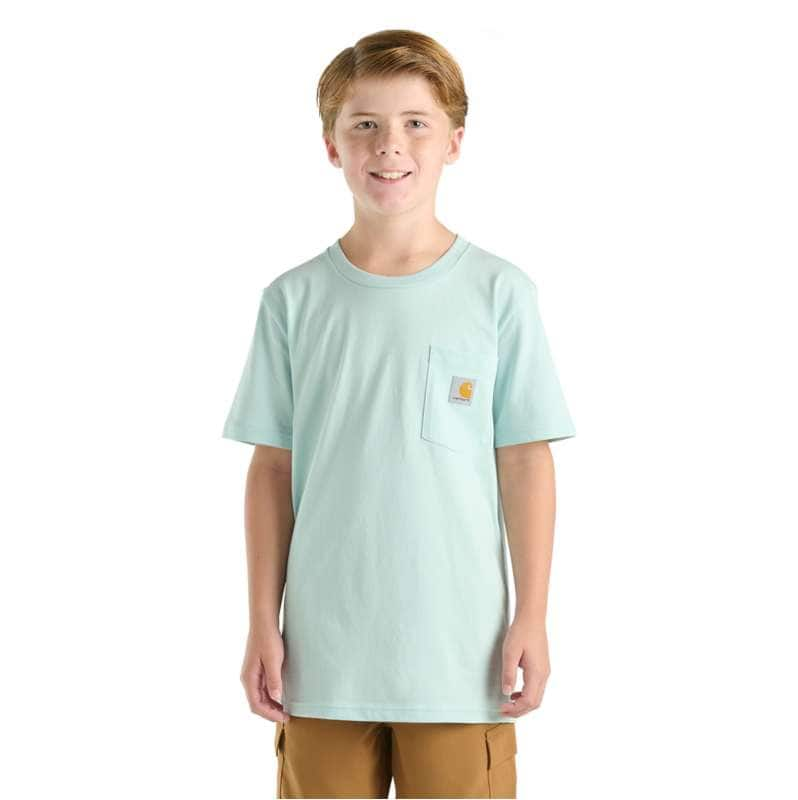 Carhartt  Pale Blue Kids' Short Sleeve Pocket T-Shirt (Toddler/Child/Youth)