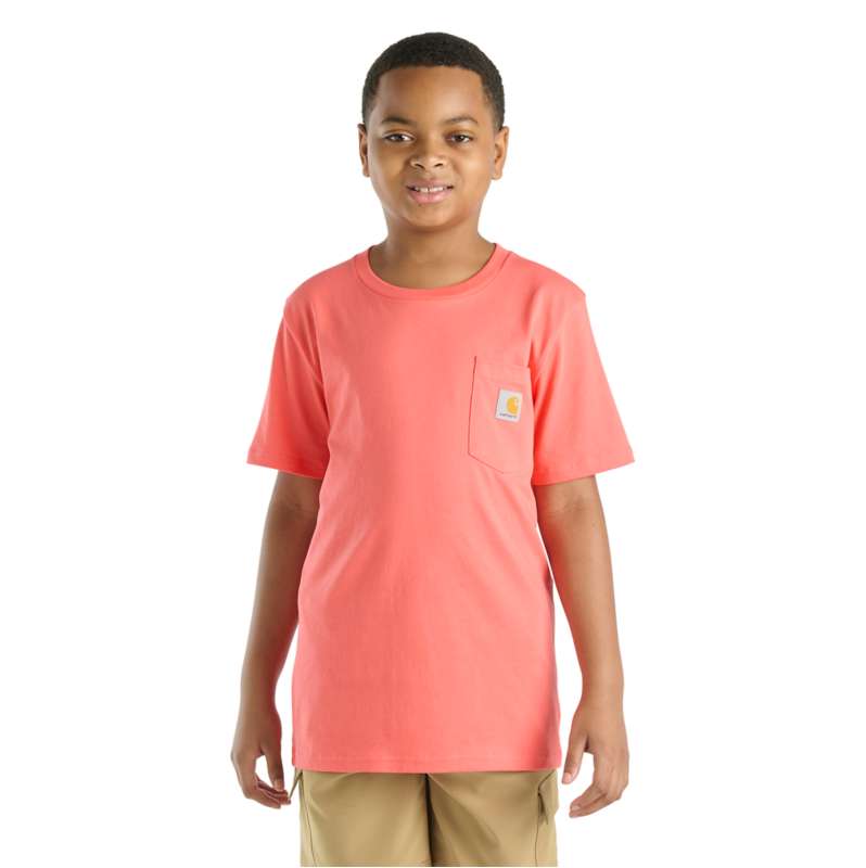 Carhartt  Fresh Salmon Kids' Short Sleeve Pocket T-Shirt (Toddler/Child/Youth)