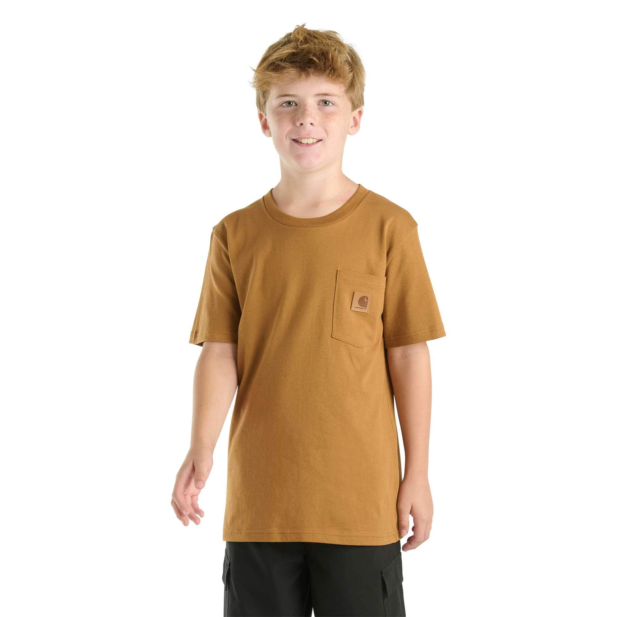 Additional thumbnail 1 of Kids' Short Sleeve Tonal Pocket T-Shirt (Toddler/Child/Youth)