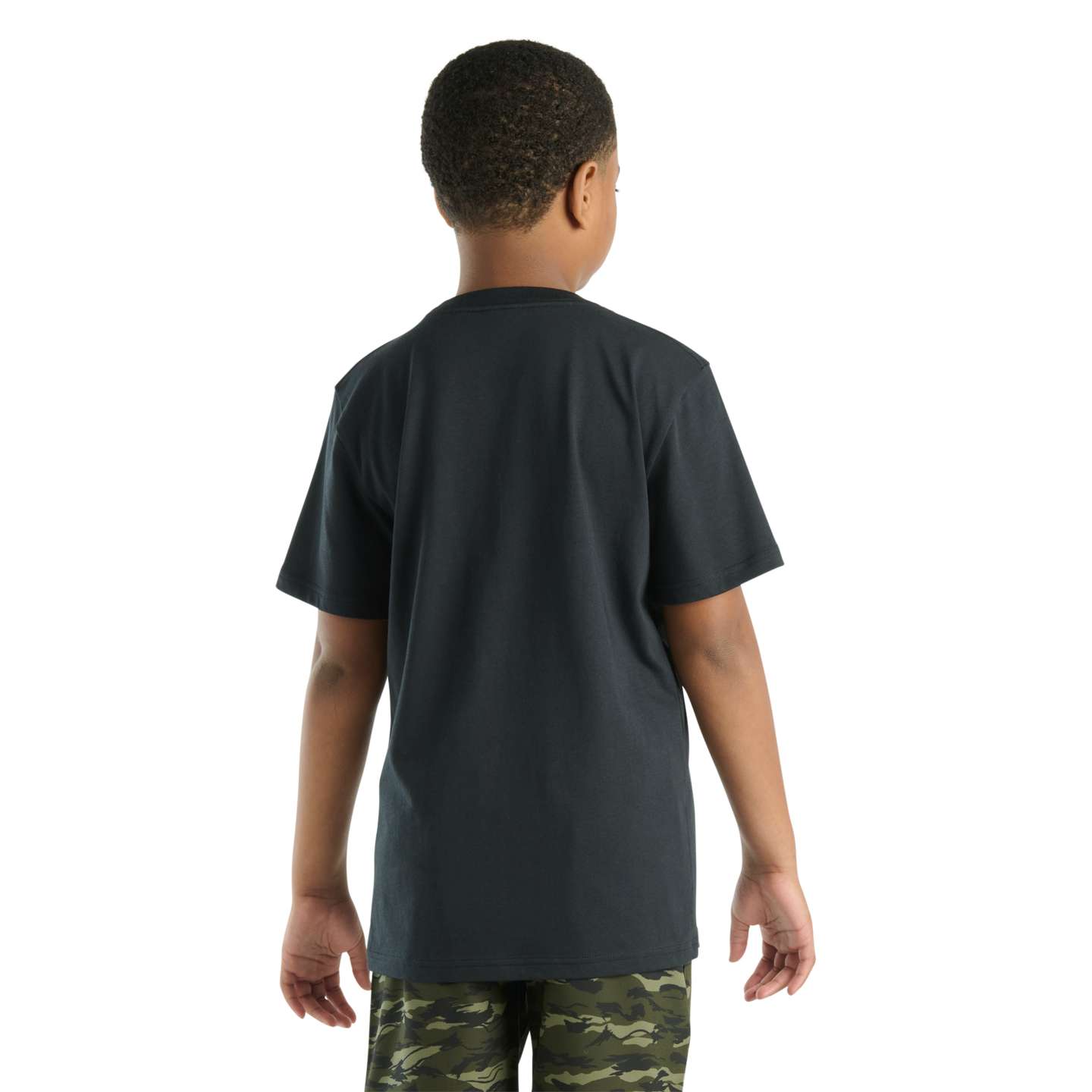 Детская футболка Carhartt Short Sleeve Tonal Pocket T-Shirt (Toddler/Child/Youth), цвет: Чёрный — фото 2