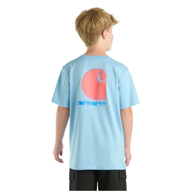 Carhartt  Fresh Water Boys' Short Sleeve Pocket Logo T-Shirt (Child/Youth)