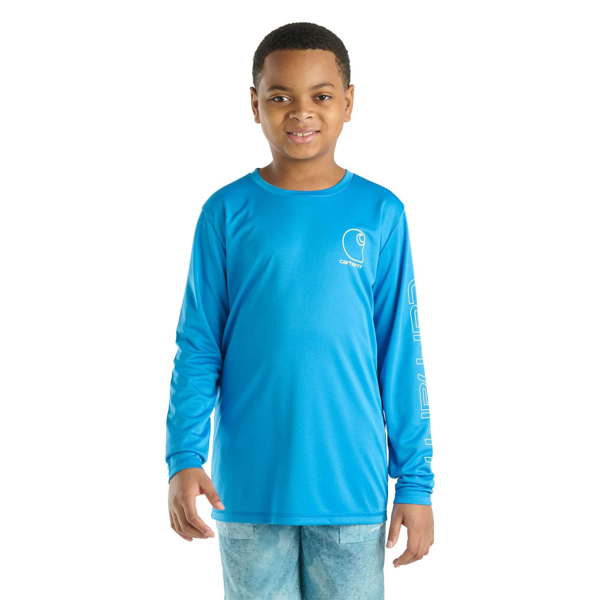 Additional thumbnail 1 of Boys' Sun Defender™ Long Sleeve Force®  T-Shirt (Toddler/Child/Youth)