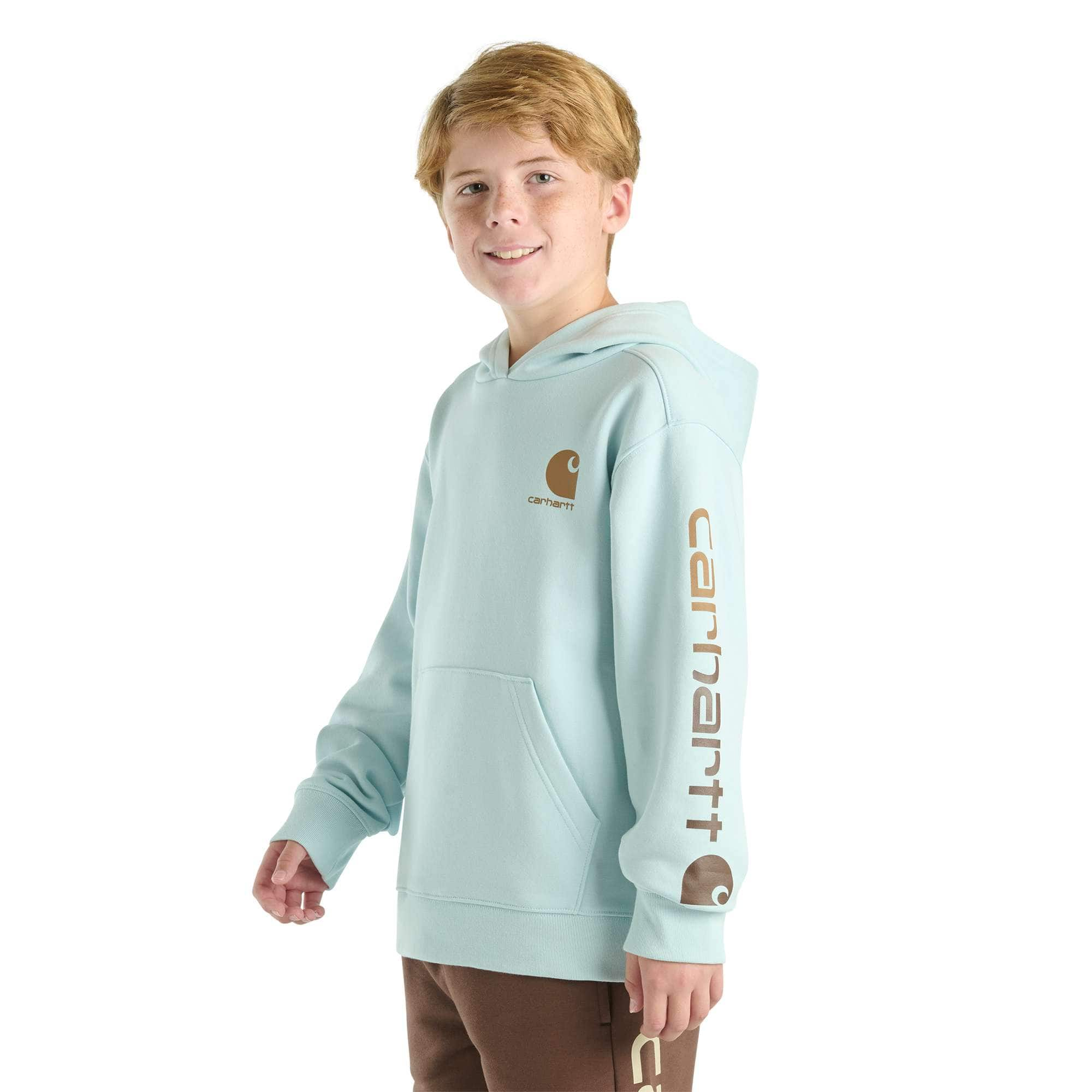 Additional thumbnail 1 of Boys' Long Sleeve Graphic Sweatshirt (Child)