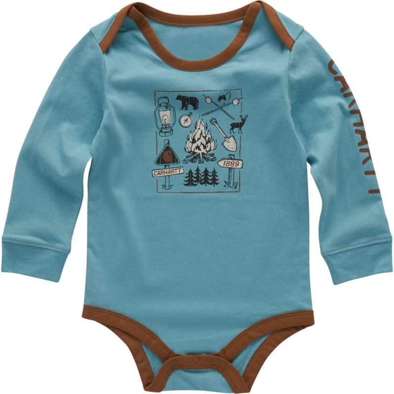 Boys' Long-Sleeve Fleece Zip Front Coverall (Infant)