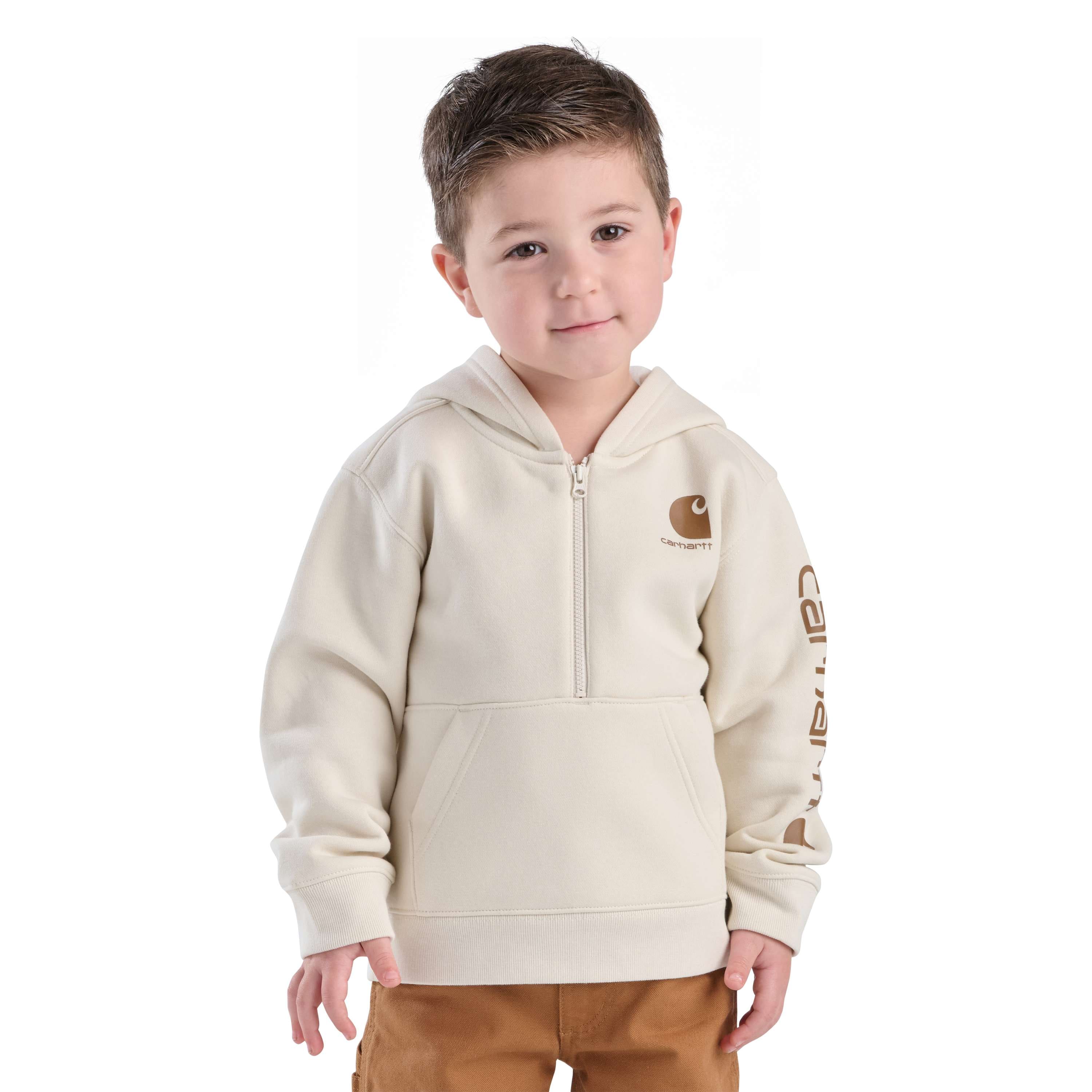 Additional thumbnail 1 of Boys' Long Sleeve Half-Zip Sweatshirt (Baby/Toddler)