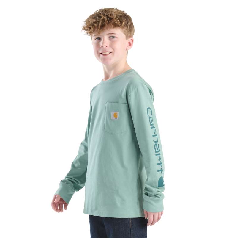 Carhartt  Patina Boys' Long Sleeve Graphic Pocket T-Shirt (Toddler/Child/Youth)