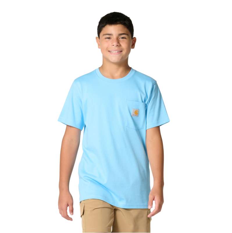 Carhartt  Powder Blue Kids' Short Sleeve Pocket T-Shirt (Child/Toddler/Youth)