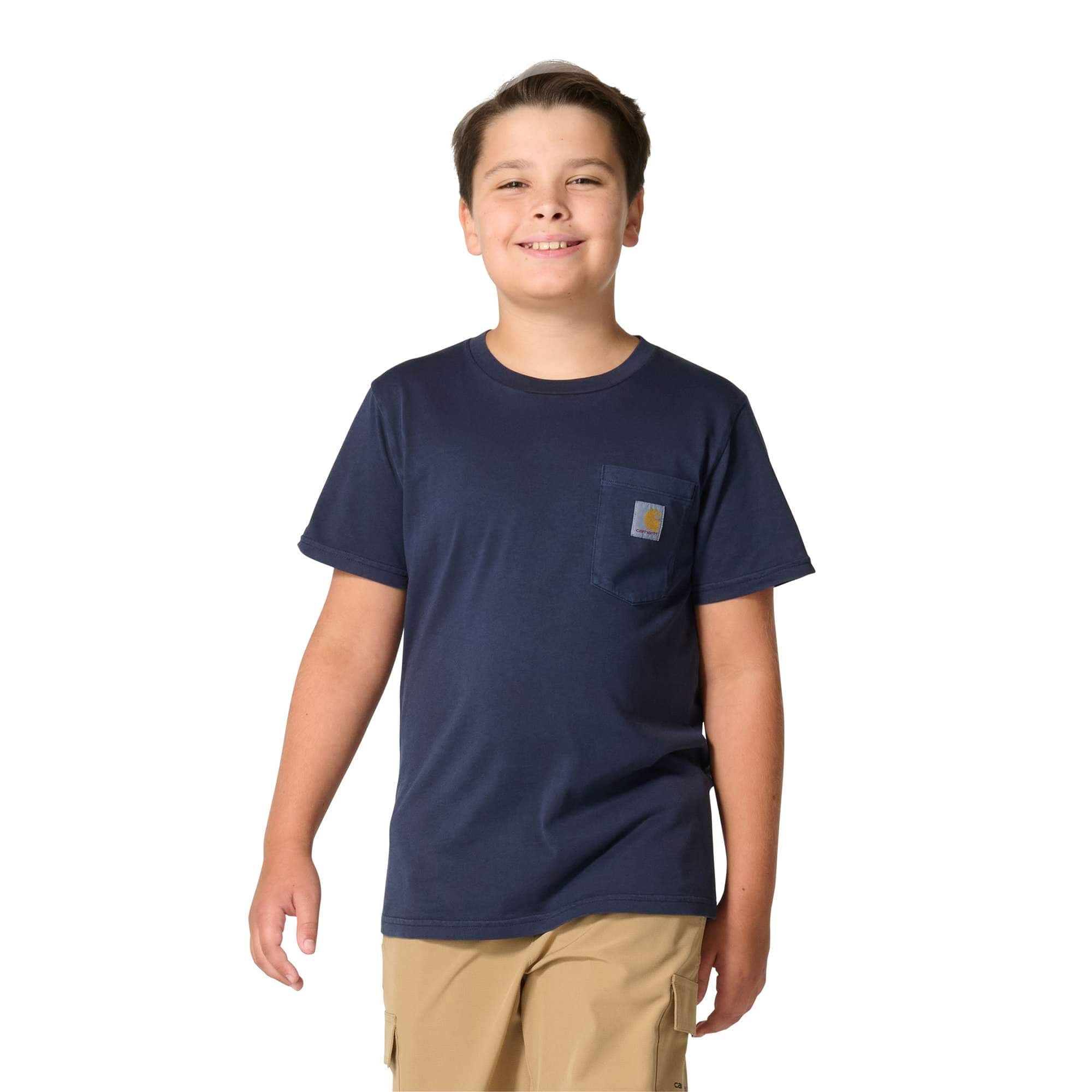 Additional thumbnail 1 of Boys' Short Sleeve Garment Dye Pocket Tee (Child/Toddler/Youth)