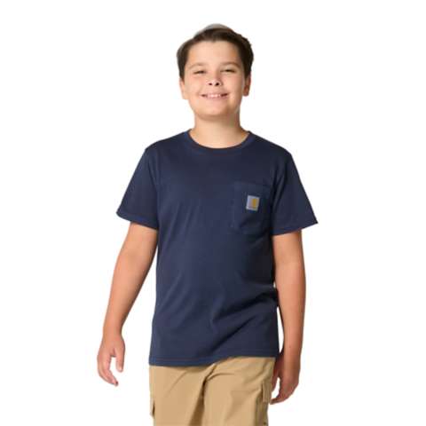 Детские футболки Carhartt Kids' Short Sleeve Garment Dye Pocket Tee (Child/Toddler/Youth)