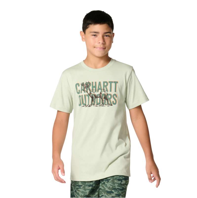 Carhartt  Tender Greens Boys' Short Sleeve Deer Tee (Child/Youth)