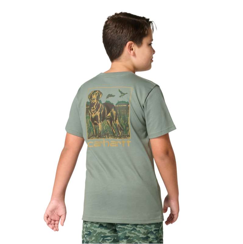 Carhartt  Vintage Green Boys' Short Sleeve Dog Tee (Child/Youth)