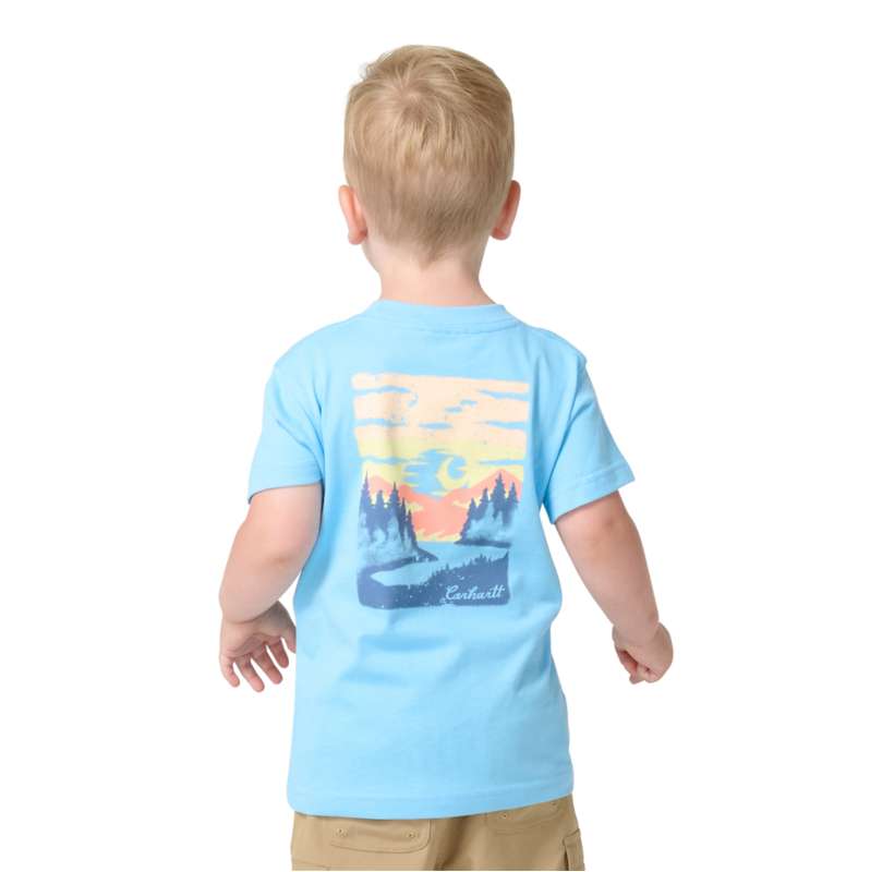 Carhartt  Powder Blue Boys' Short Sleeve Outdoor Tee (Child/Toddler/Youth)