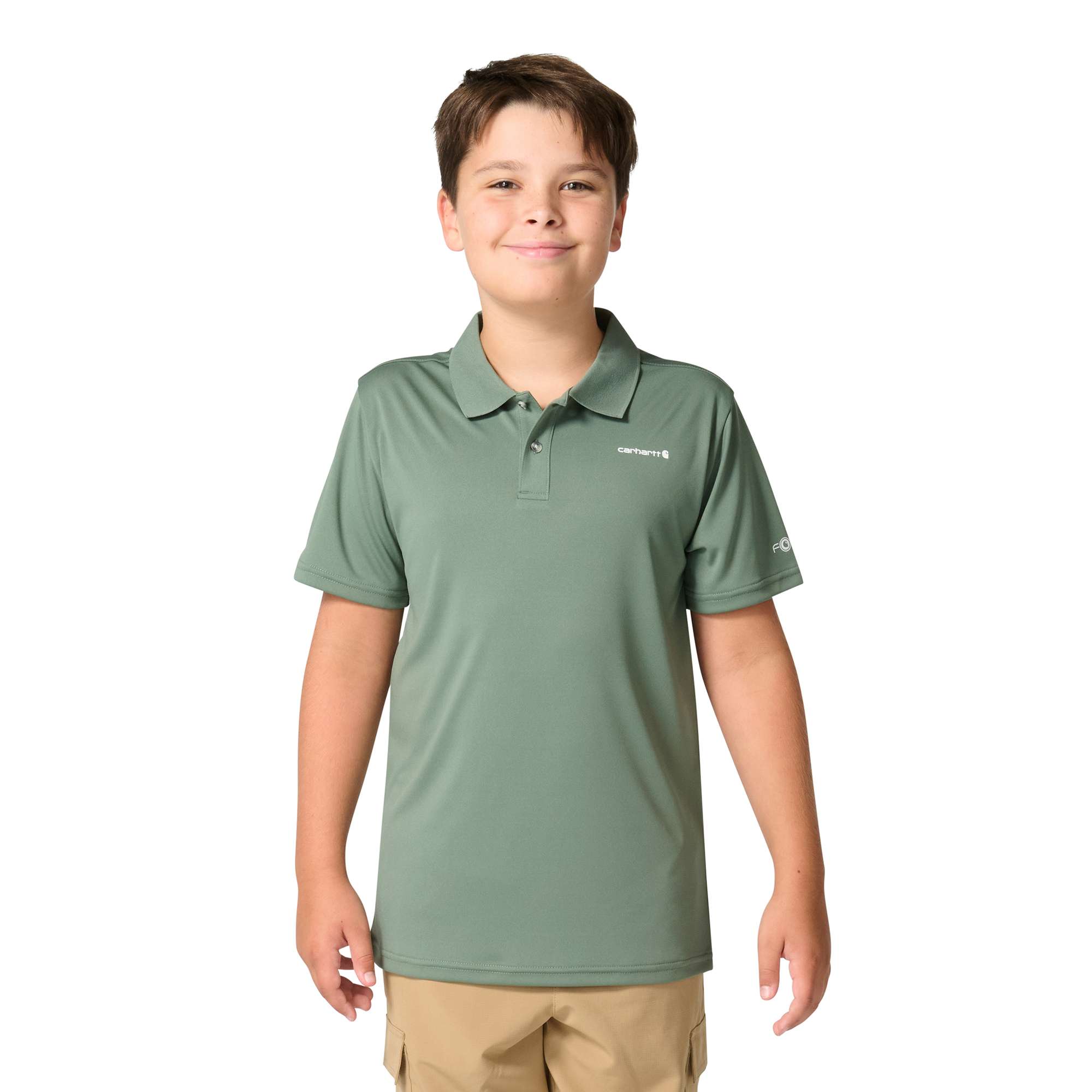 Carhartt Boys' Short Sleeve Force Sun Defender™ Polo (Child/Toddler)