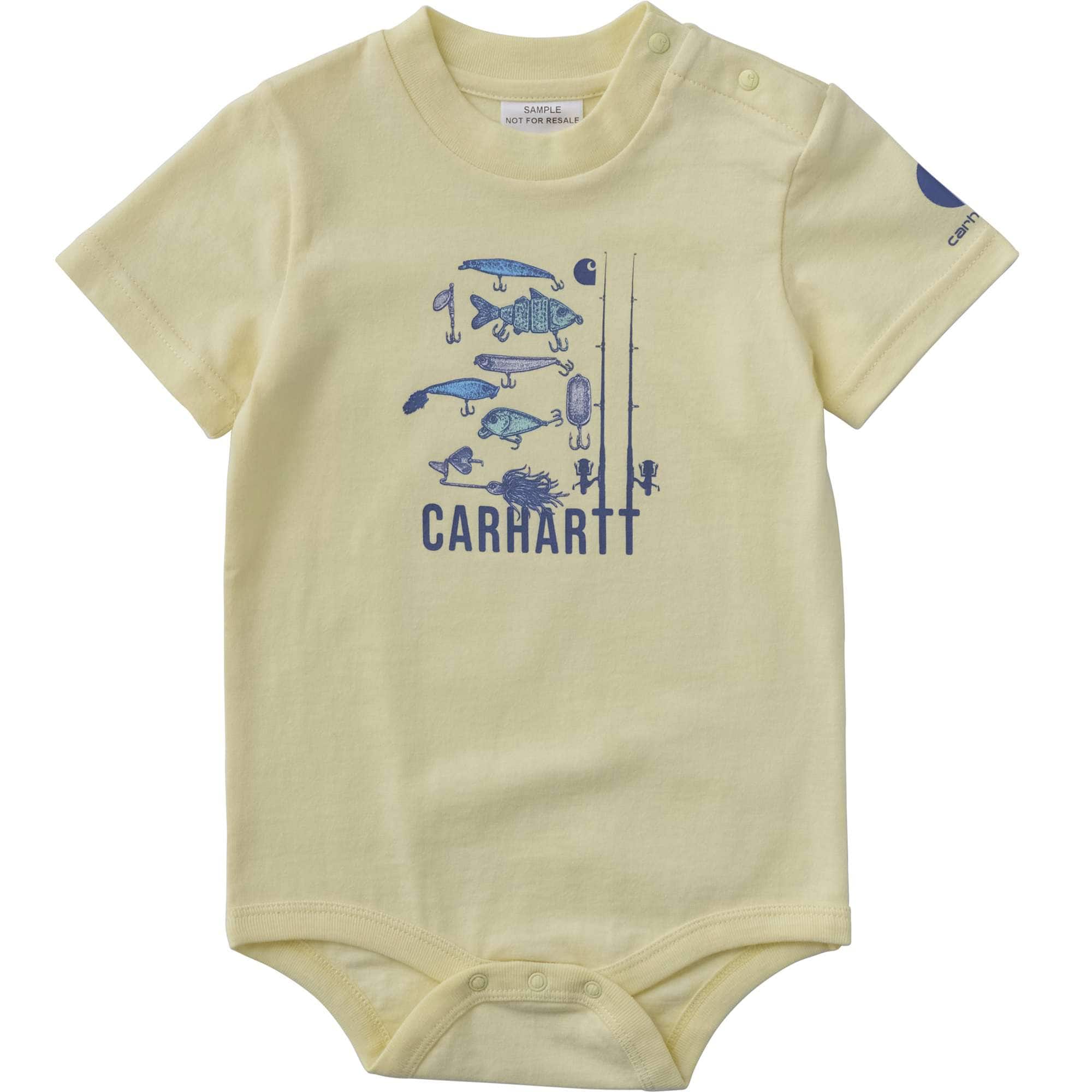 Carhartt Boys' Short Sleeve Fishing Bodysuit (Baby)