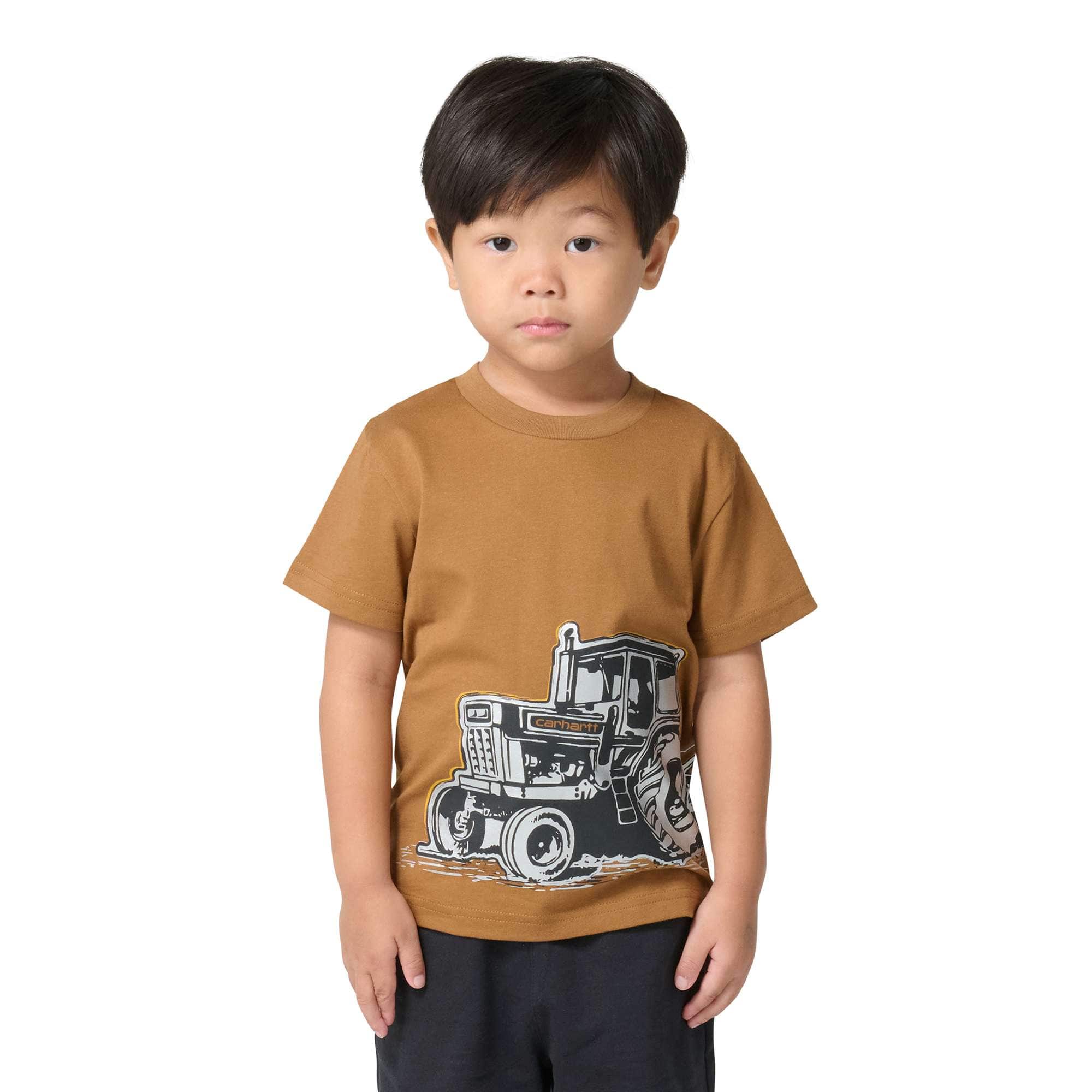 Carhartt Boys' Short Sleeve Tractor Wrap Tee (Child/Toddler)