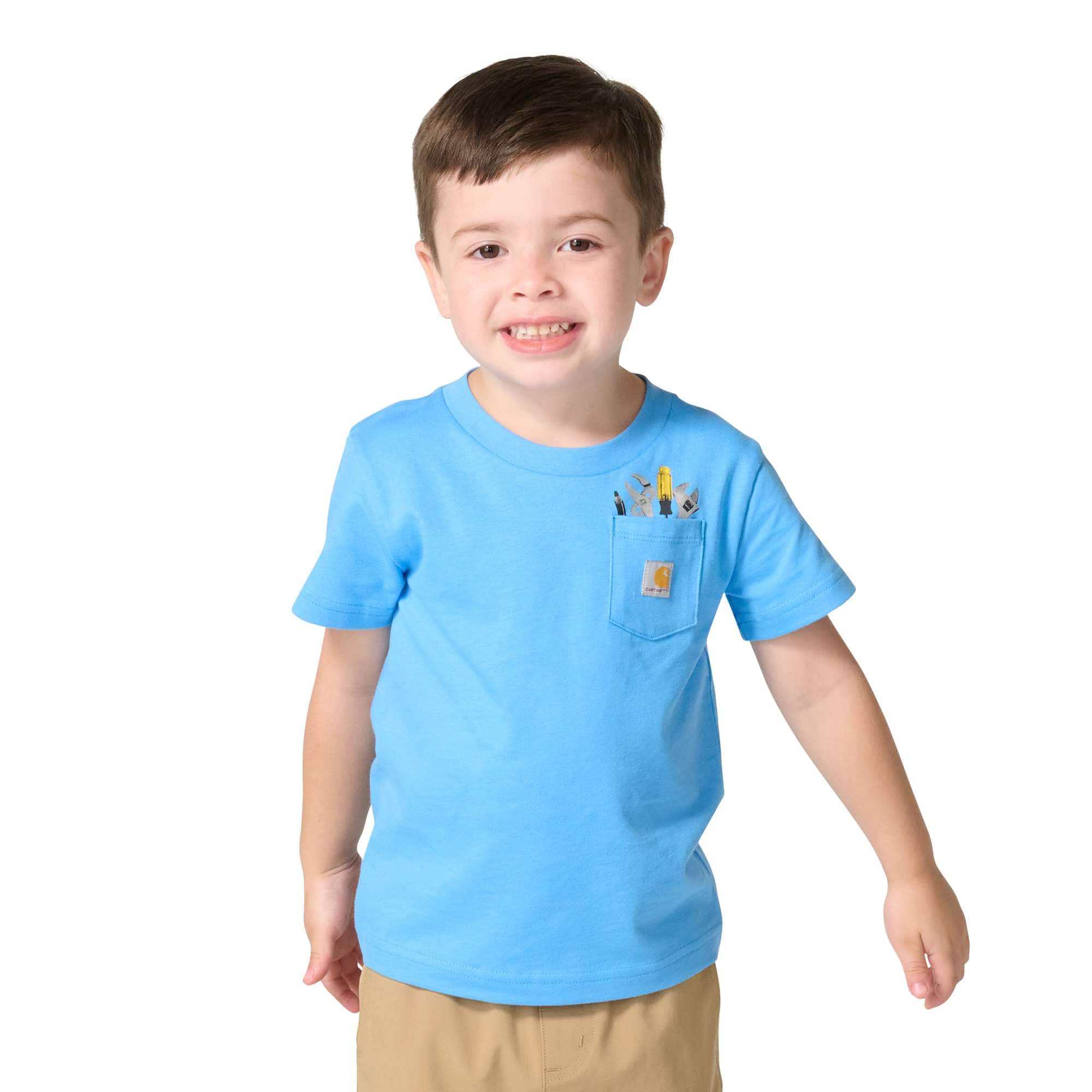 Carhartt Boys' Short Sleeve Tool Pocket Tee (Toddler)