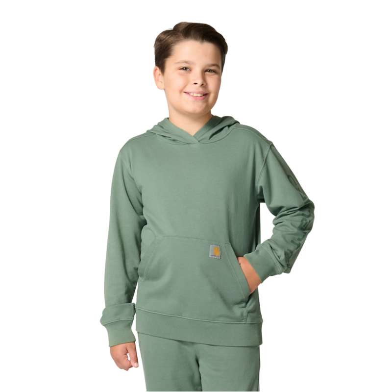 Carhartt  Vintage Green Boys' Long Sleeve Re-Engineered Garment Dye Sweatshirt (Child/Youth)