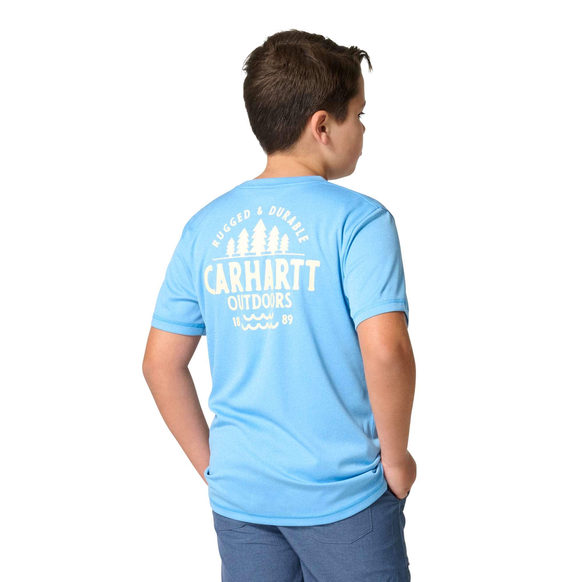 Carhartt Boys' Short Sleeve Force Sun Defender™ Heather T-Shirt (Child/Toddler)