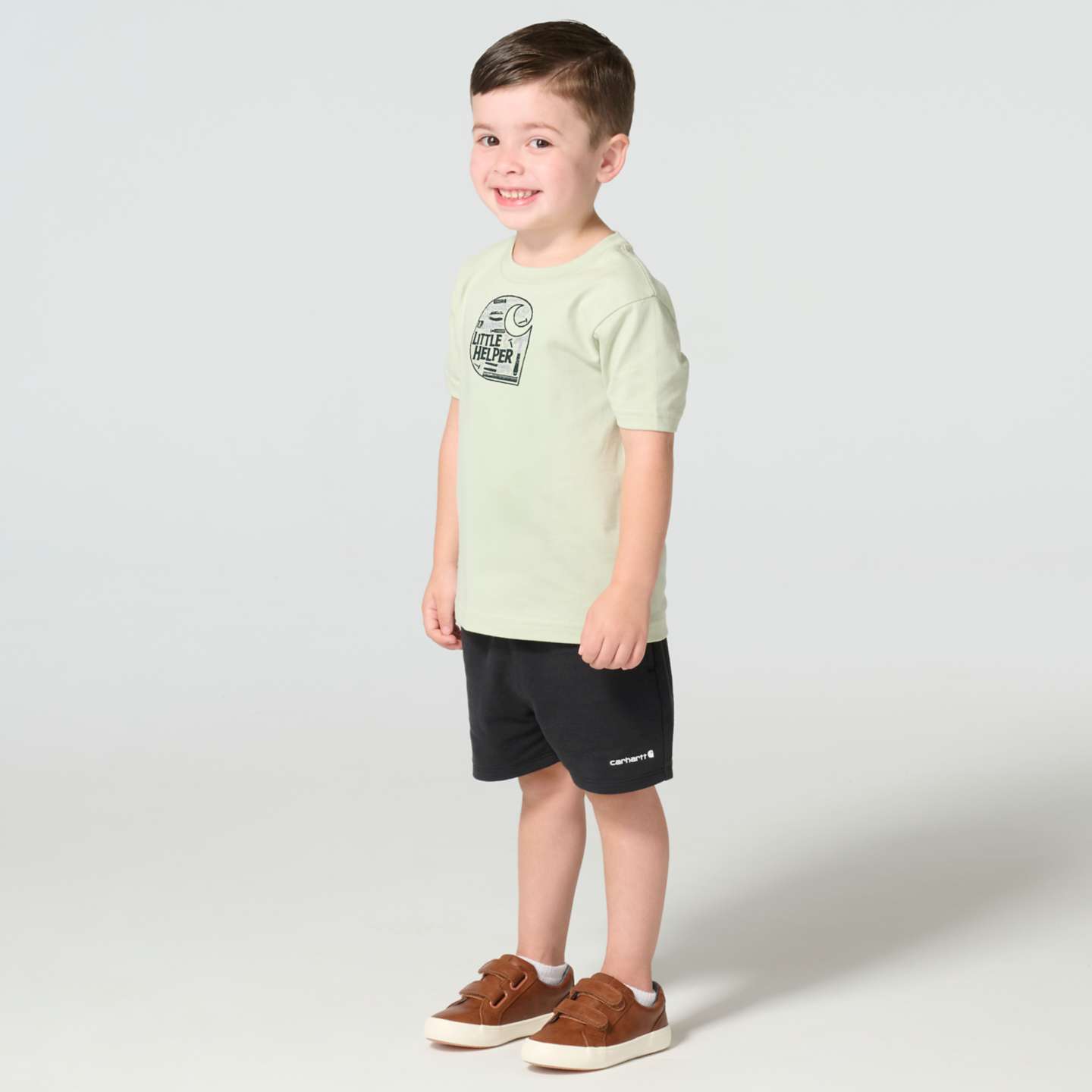 Футболка Carhartt Short Sleeve Little Helper для мальчиков, цвет: Tender Greens — фото 4