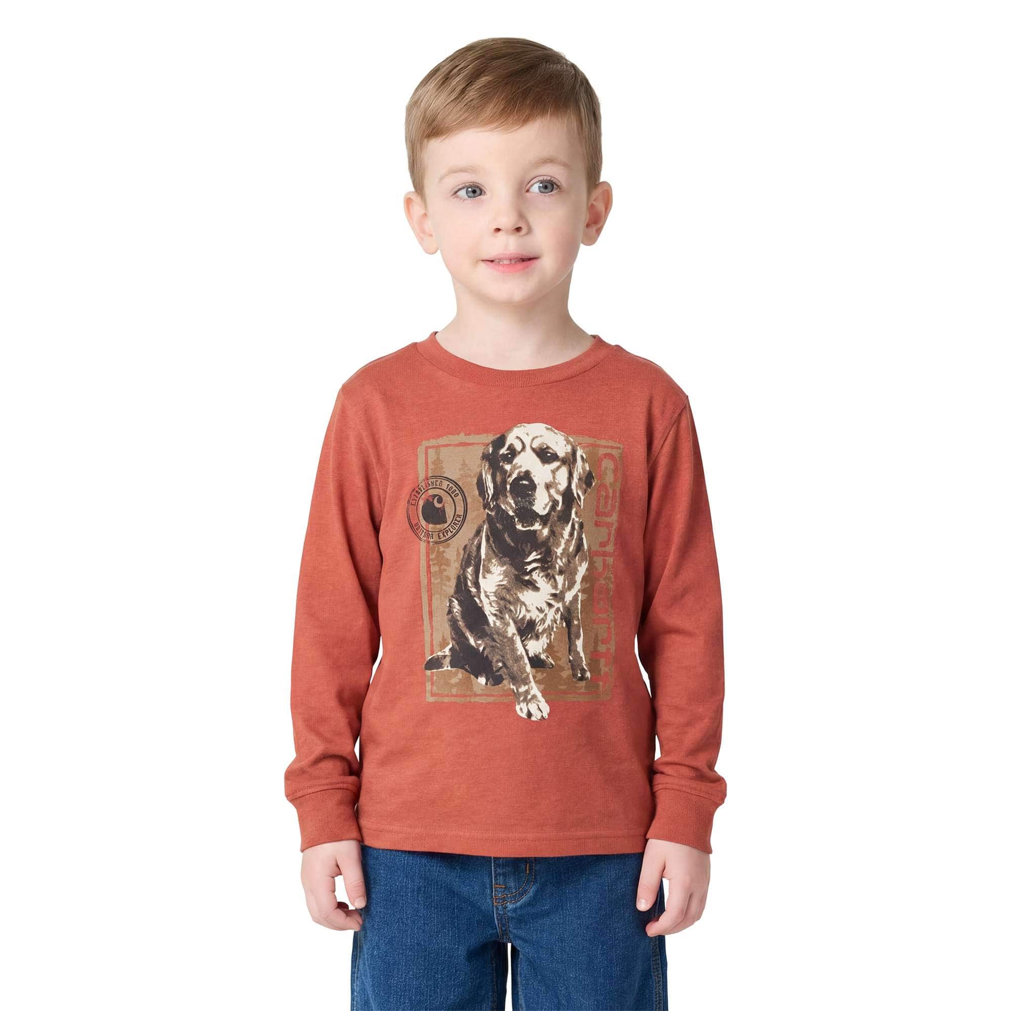 Carhartt Boys' Long Sleeve Dog Shirt (Toddler/Child)