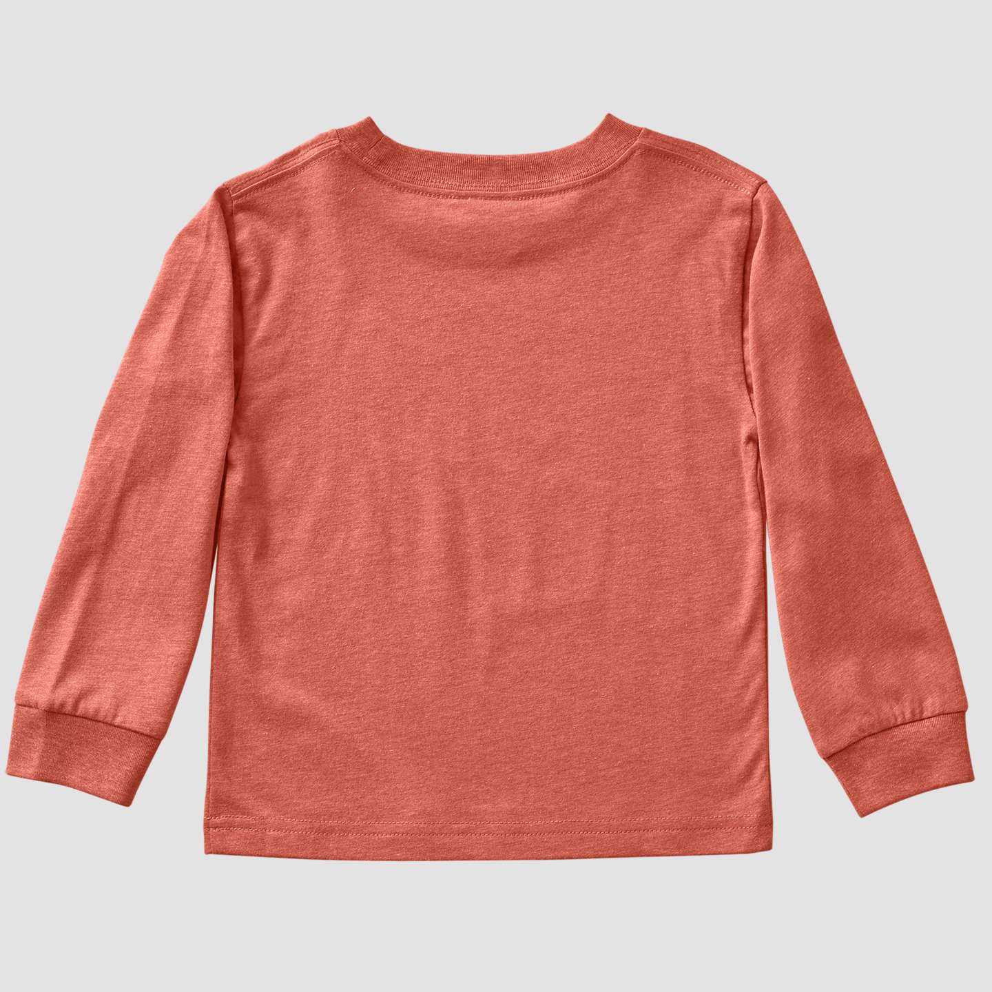 Рубашка Carhartt Long Sleeve Dog для мальчиков, цвет: Красный меланжевый — фото 6