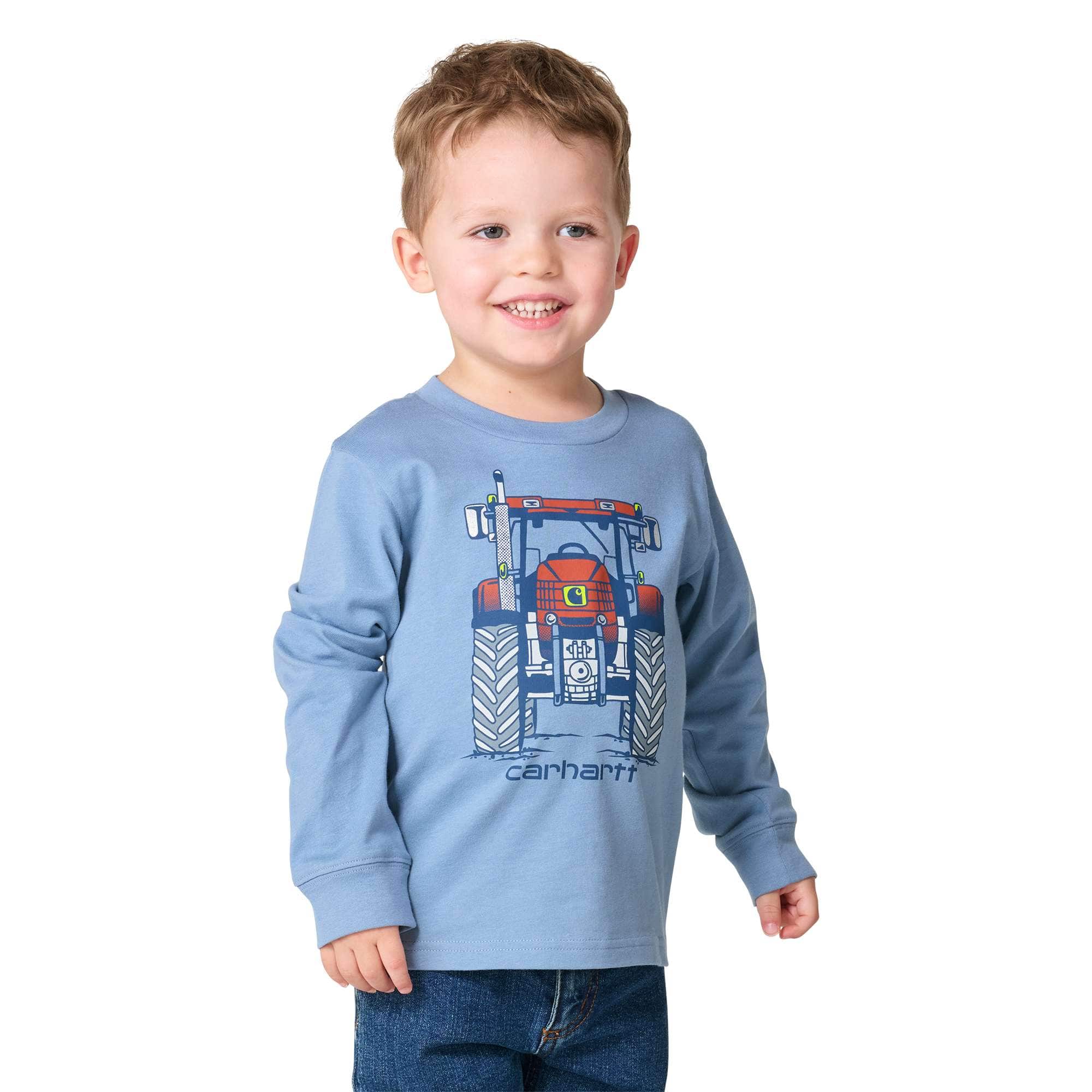 Carhartt Boys' Long Sleeve Tractor T-Shirt (Toddler/Child)