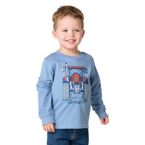Детские футболки Carhartt Boys' Long Sleeve Tractor T-Shirt (Toddler/Child)