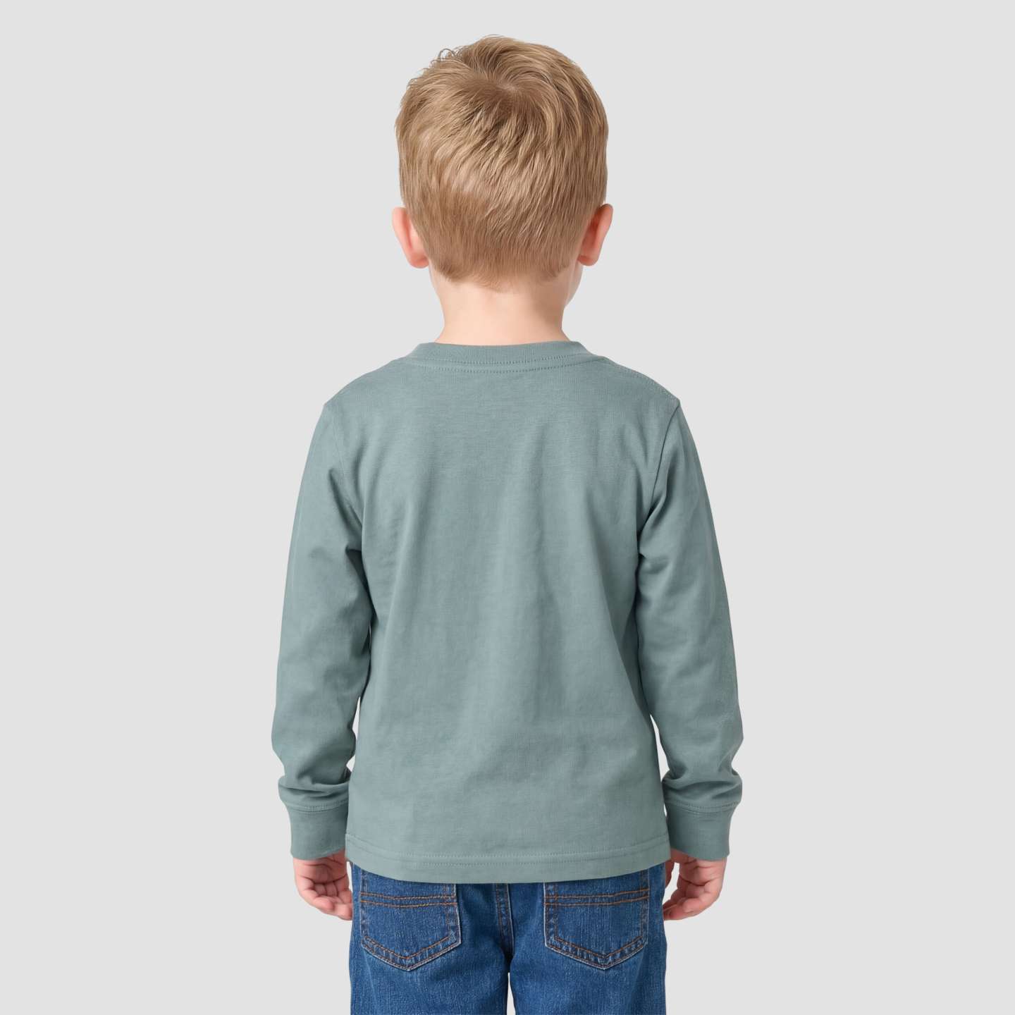 Футболка Carhartt Long Sleeve Puppy для мальчиков-малышей, цвет: Винтажный зелёный — фото 2