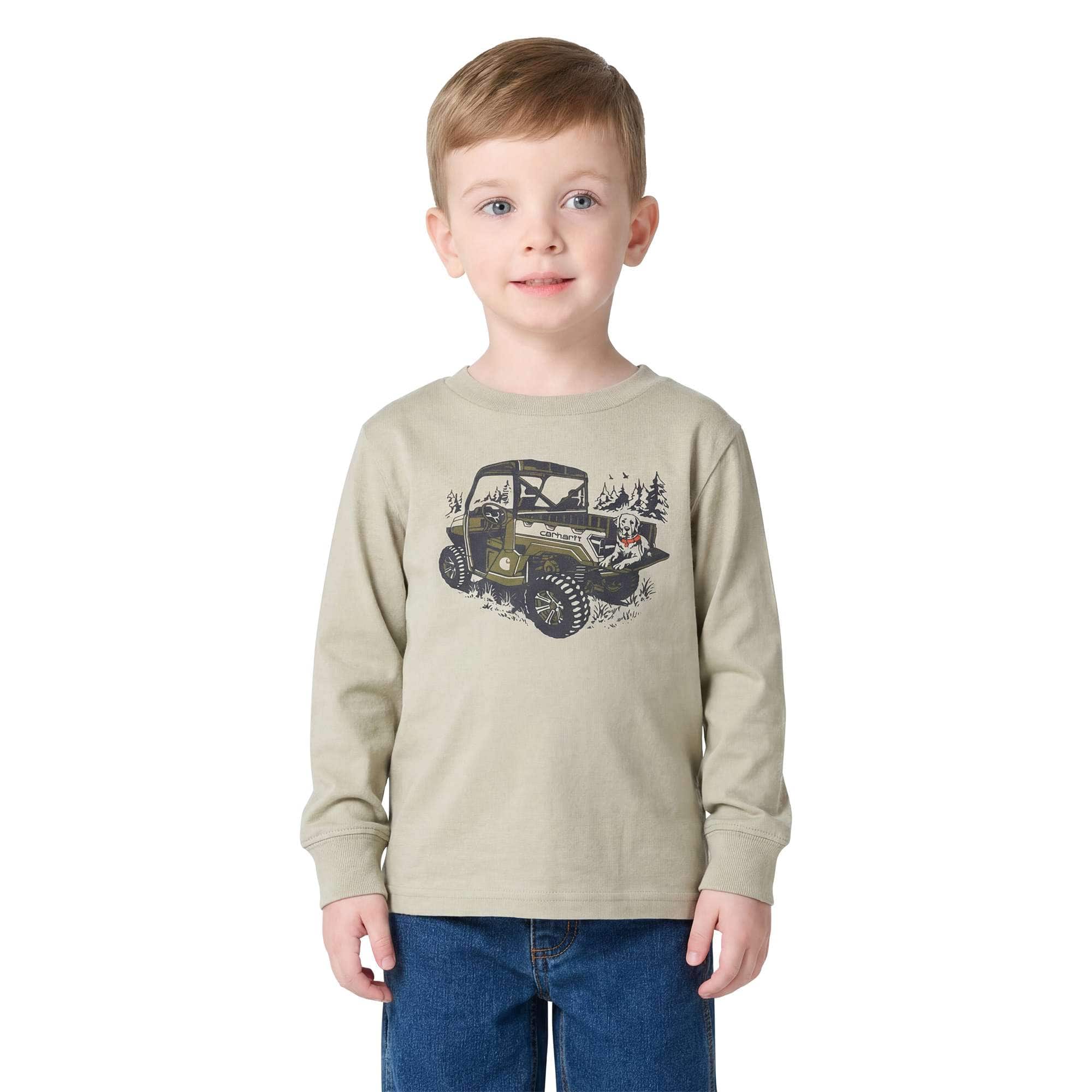 Carhartt Boys' Long Sleeve Vehicle T-Shirt (Toddler/Child)