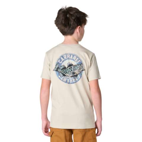 Детские футболки Carhartt Boys' Short Sleeve Fishing T-Shirt (Toddler/Child/Youth)