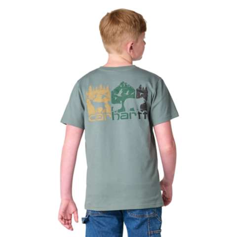 Детские футболки Carhartt Boys' Short Sleeve Outdoor T-Shirt (Toddler/Child/Youth)