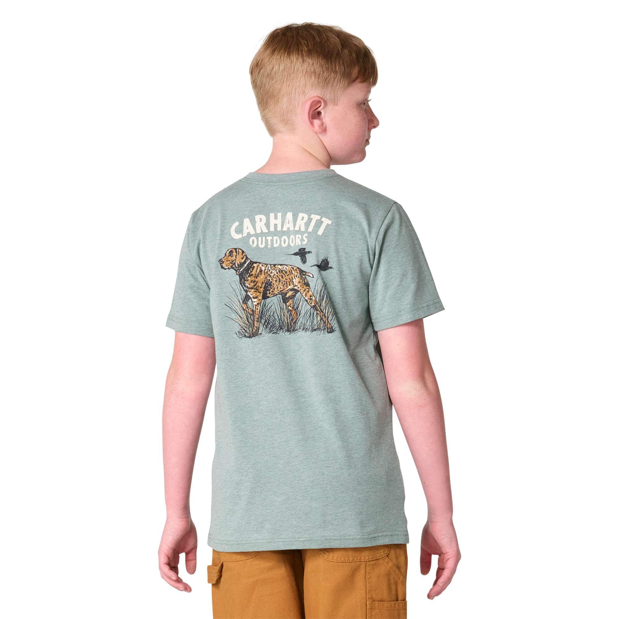 Carhartt Boys' Short Sleeve Pointer Pocket T-Shirt (Toddler/Child/Youth)