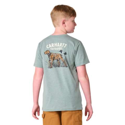 Детские футболки Carhartt Boys' Short Sleeve Pointer Pocket T-Shirt (Toddler/Child/Youth)